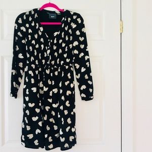 Anthropologie Maeve black and white Dress